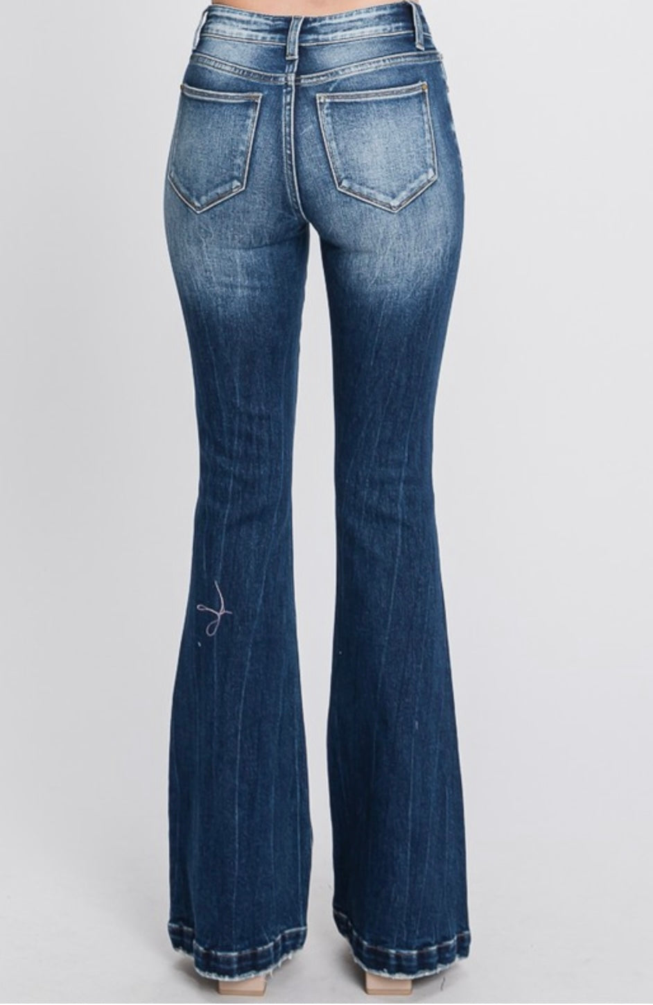 Ripped bell bottoms