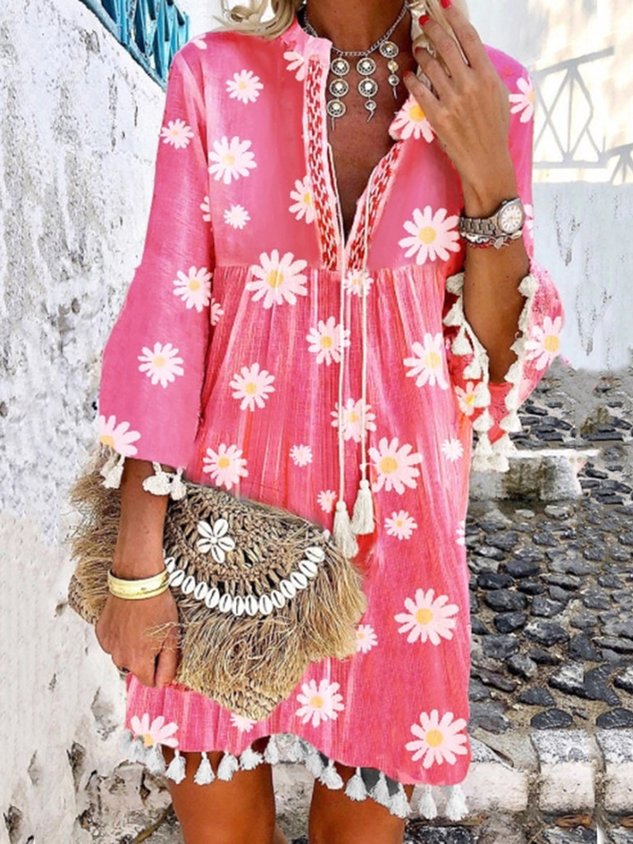 Seasonal woven dress